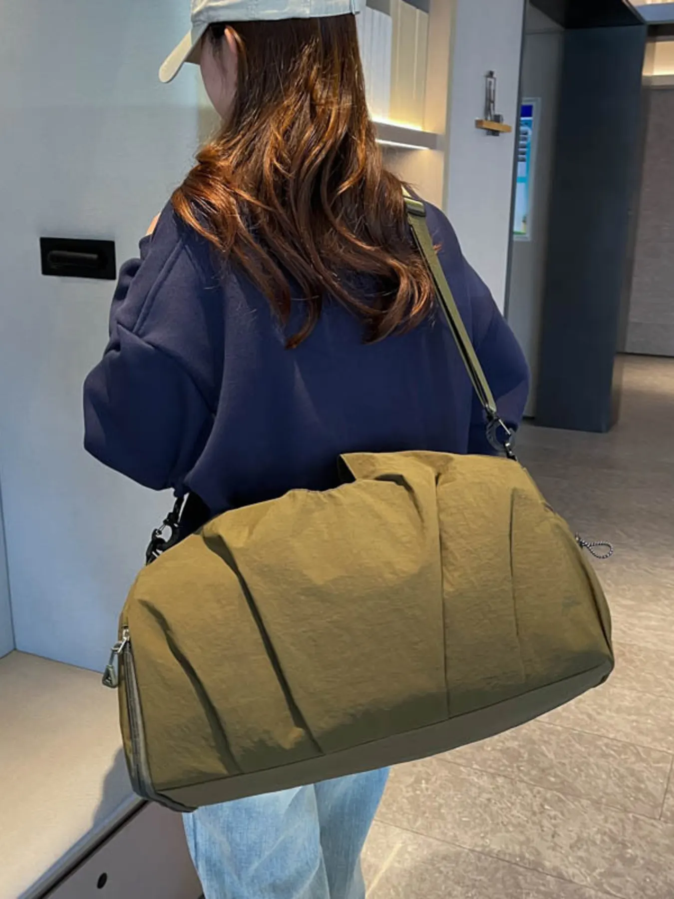 Ruched Large Capacity Travel Bag